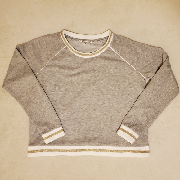 Pink Rose Gold Stripe Sweatshirt - Picture 4 of 5